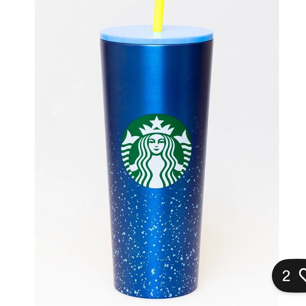 NWT Starbucks 2020 Blue Metal Dora Venti Cold Cup tumbler 24 ounces. Brand new